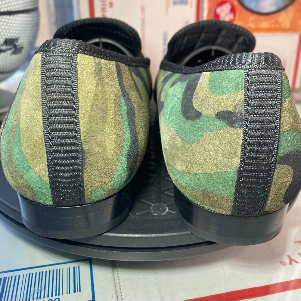 🆕 Polo Ralph Lauren Paxton Camo Suede Slipper - Picture 6 of 12